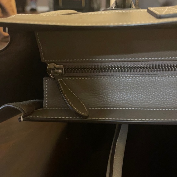 Celine MICRO LUGGAGE HANDBAG IN DRUMMED CALFSKIN - Picture 3 of 13